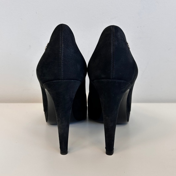 CHANEL Suede and Leather Toe Cap Pumps - Picture 5 of 10